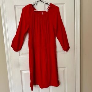 H&M Red Raglan Sleeve Sundress Size 10
